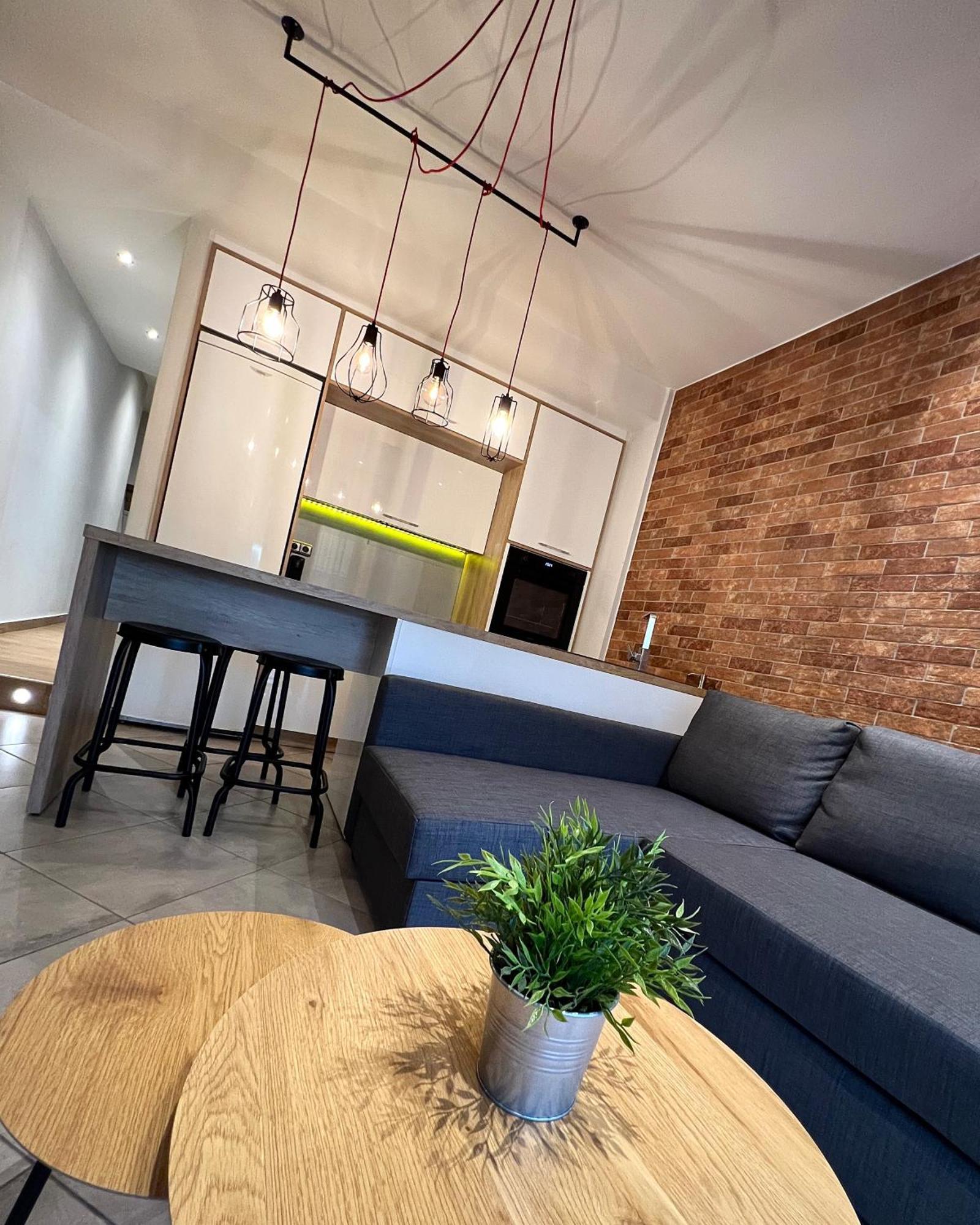 Appartamento 48 Downtown Lofts Néa Péramos Esterno foto