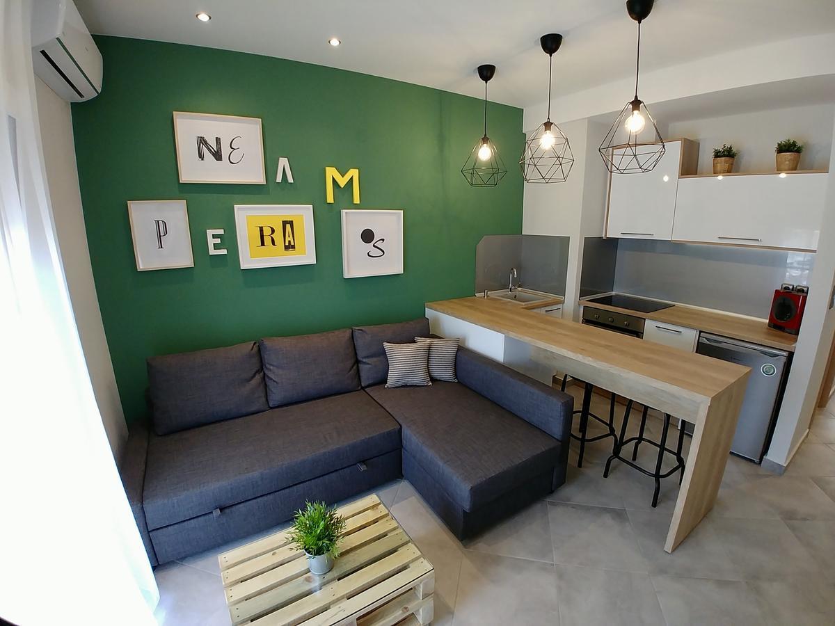 Appartamento 48 Downtown Lofts Néa Péramos Esterno foto